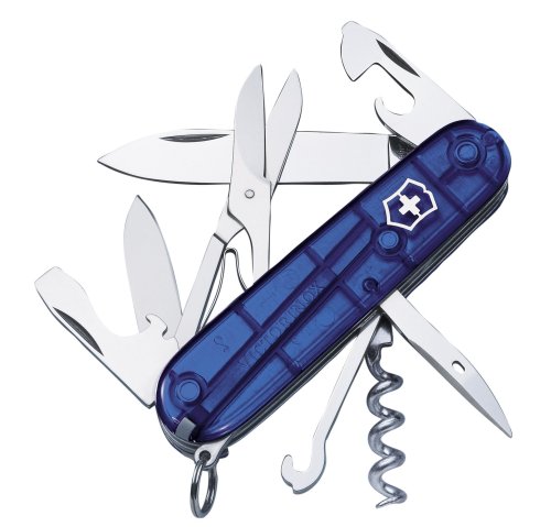 Victorinox Offiziersmesser Navaja Climber, Azul Trans 13703.T2, Talla única