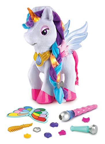 VTech 80-182574 Mila, Mi Unicornio mágico, Mascota electrónica, Peluche Funcional, Multicolor