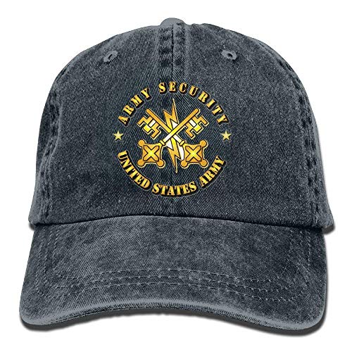 Yuanmeiju Army Safety US Army Gorra de papá Vaquero Baseball Cap Adjustable Sombrero para el Sol