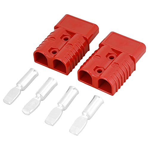 2 Unids 600V 175A Batería Roja Conector de Conexión Rápida Winch Plug Plug con 4 Accesorios