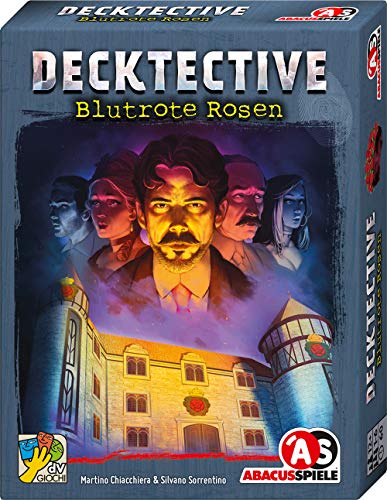 ABACUSSPIELE 38194 Decktective – Juego de Cartas de Crisis cooperativo, diseño de Rosas, Color Rojo