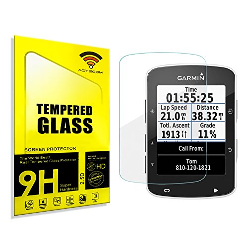 actecom® Protector Pantalla para Garmin Edge 520 Cristal Vidrio Templado