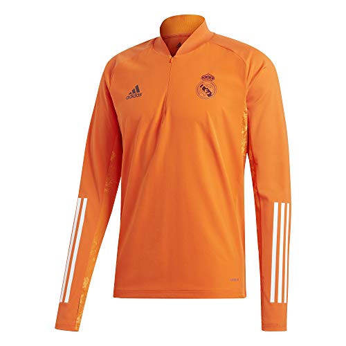 adidas Real EU TR Top Sudadera, Hombre, naranj, M