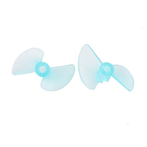 Aexit 2PCS 30 x 40mm PC 2-Vane Transparente Izquierda RHélice C Barco Prop (model: V5417IIIVII-7378WA) 3.17mm Agujero Azul