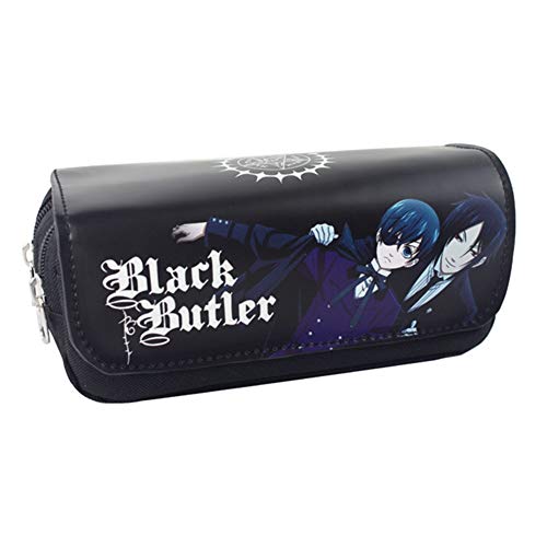 ALTcompluser Estuche escolar de lona para estudiantes, diseño de Anime Black Butler