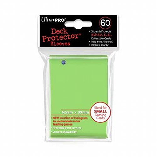 Amigo Spiel + Freizeit Ultra Pro 84100 – Deck – Small Sleeves 60, Color Verde