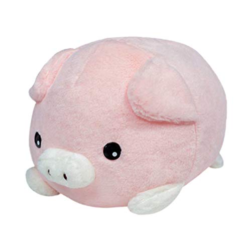 Amosfun Peluche Suave Cerdo Juguete Almohada Cojín Regalo de cumpleaños Muñeco Peluche Animal Regalo para niños Adultos (40cm)