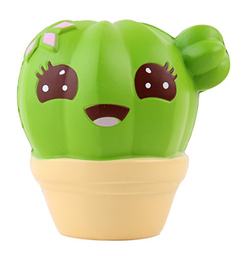 Anboor 4.1 "Squishies Cactus Perfumado Jumbo Crecimiento Lento Kawaii Squishies Stress Relief Juguete para Regalo de colección Entrega aleatoria