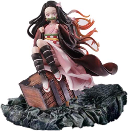 ANZHCZ Demon Slayer Kimetsu No Yaiba Gk Kamado Nezuko Figura de acción colección de Personajes de Dibujos Animados Modelo muñeca de Juguete Regalos 17Cm