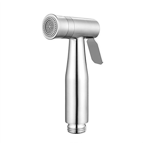 AOZBZ 2 Modos Cabeza de Bidé de Mano Shattaf Pulverizador, Acero Inoxidable Bidet de Ducha de Baño Spray Faucet G1/2 Conectore