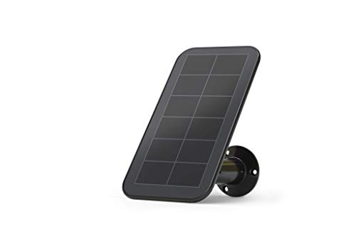 Arlo Accesorio Oficial - Arlo Panel Solar Cargador Resistente al Agua, Accesorio Oficial para Cámara de Seguridad Arlo Ultra y Pro 3, Base Ajustable y Cable Cargador Magnético, VMA5600B