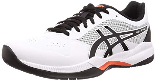 Asics Gel-Game 7, Zapatillas de Tenis para Hombre, Blanco (White/Black 105), 42.5 EU