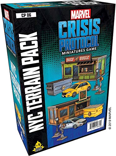 Atomic Mass Games FFGMSG06 Marvel Crisis Protocol: Expansión de Terreno de Nueva York, Colores Variados