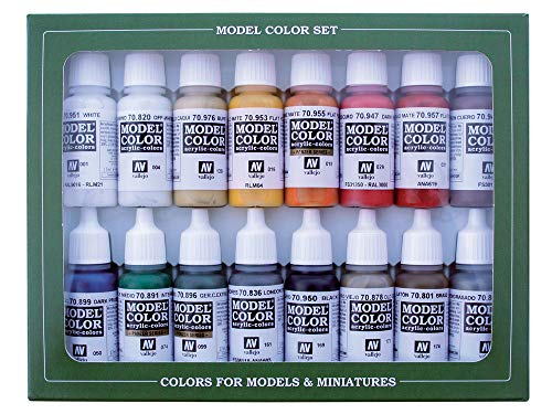 AV Vallejo Model Color 16 color Set 70149 Napoleonic Colors French & British 1789-1815 (16)