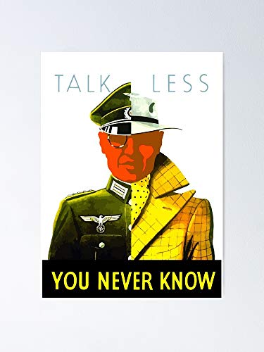 AZSTEEL Póster de Talk Less You Never Know - Ww2 11.7 x 16.5