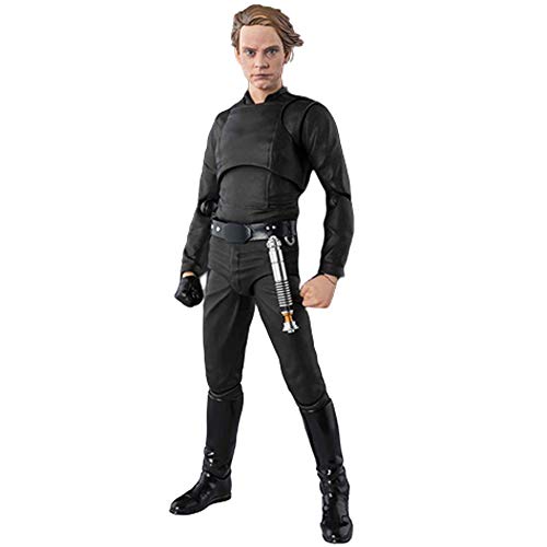 BAS Figura Acción Star Wars Luke Anakin Juguete Skywalker, Caballero Jedi Estatua Accesorios Reemplazables Decoraciones para Hogar Regalos de Cumpleanos, PVC Colección Arte 15cm