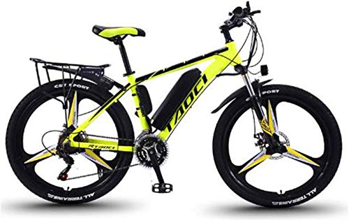 Bicicleta eléctrica de nieve, 26 '' bicicleta eléctrica de montaña con gran capacidad extraíble de iones de litio (36V 350W 8Ah) Frenos de doble disco for el ciclo al aire libre Trabajar el cuerpo Via