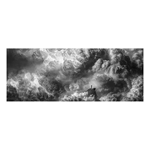 Bilderwelten Cuadro de Cristal - A Storm Is Coming - Panorama Apaisado 50 x 125cm