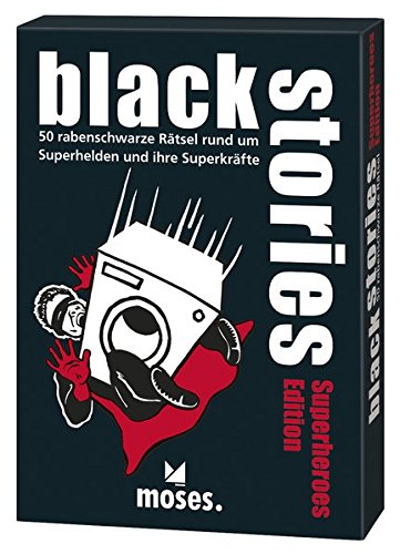 black stories - Superheroes Edition: 50 rabenschwarze Rätsel rund um Superhelden und ihre Superkräfte