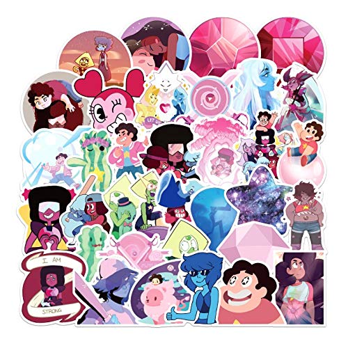 BLOUR 50 unids/Pack Steven Universe Dibujos Animados Anime Pegatinas para monopatín Casco Caja de Regalo Bicicleta Ordenador portátil Coche Juguetes para niños