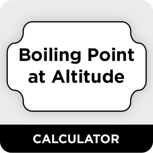 Boiling Point at Altitude Calculator