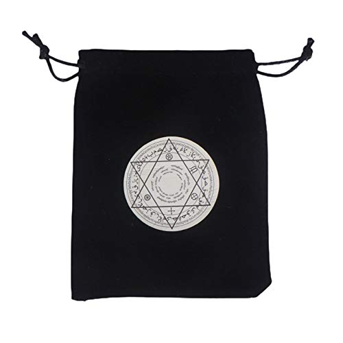 Bolsa Almacenamiento Tarot, Bolsa Almacenamiento Cartas Tarot Adivinación Mágica Negra Misteriosa Terciopelo, Bolsas Tarot Para Entusiastas Del Tarot, Asesores Psicológicos, Magos