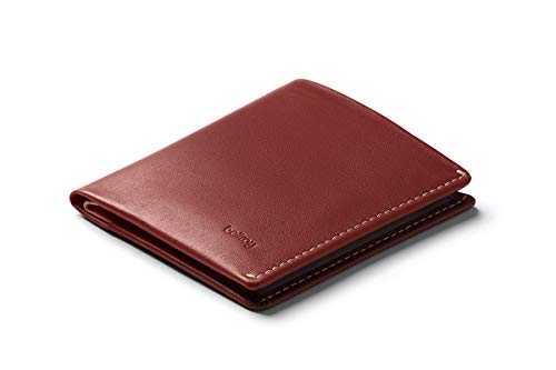 Cartera de Piel Slim Bellroy Note Sleeve, Disponible edición con RFID (Máx. 11 Tarjetas y Efectivo) - Red Earth - RFID