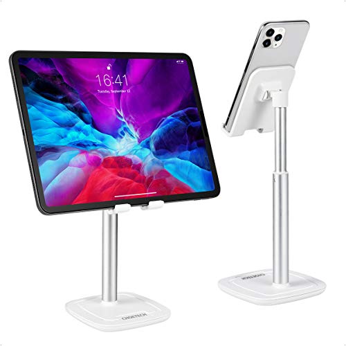 CHOETECH Soporte Tablet, Soporte Teléfono Móvil Ajustable para iPhone 12/12Pro/12Mini/11/SE 2/XS/XR/X/8, Samsung Galaxy S20/S10/S9, Xiaomi, Huawei, iPad Pro/Air 2020, iPad 2020, Tabletas y Teléfonos