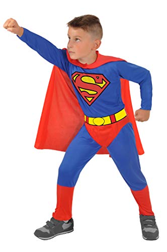 Ciao 11672.8-10 Disfraz de Superman para Niños Original Dc Comics (Talla 8-10 Años)