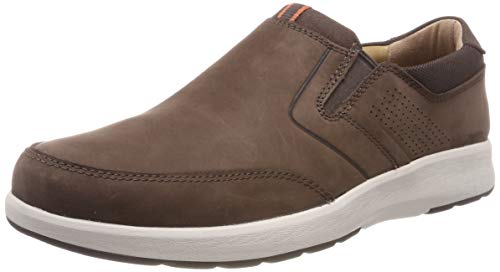 Clarks Un Trail Step, Mocasines Hombre, Marrón (Brown Nubuck-), 42.5 EU