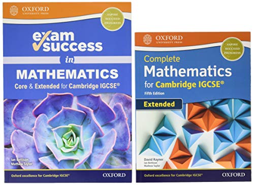 Complete Mathematics for Cambridge IGCSE® (Extended): Student Book & Exam Success Guide Pack (Core and Extended Mathematics for Cambridge IGCSE)