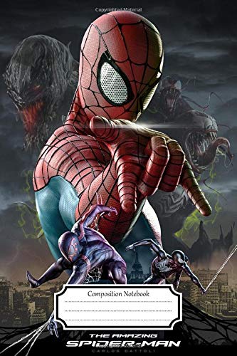 Composition Notebook:Spiderman #19 Cartoon Movie Journal/Notebook Blank Lined Ruled 6x9 120 Pages