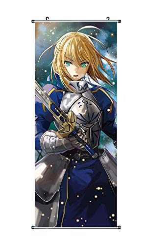 CoolChange Poster para enrollar/Kakemono Grande de Fate Stay Night, 100x40, Tema: Saber(B)