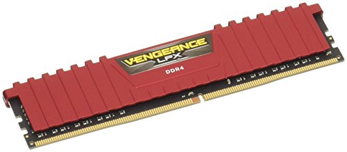 Corsair Vengeance LPX - Memoria interna de 8 GB (1 x 8 GB), DDR4, color Rojo