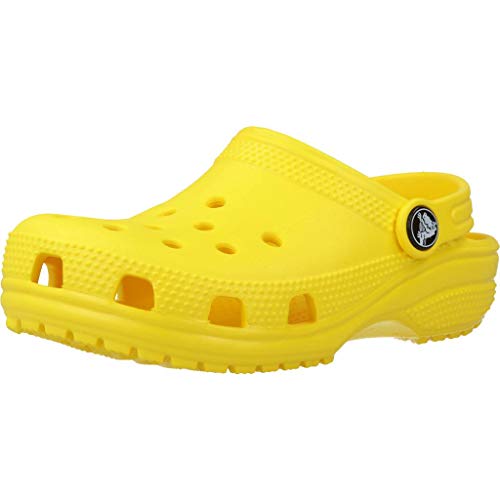 Crocs Classic Clog, Zuecos Unisex Niños, Amarillo (Lemon), 29-30 EU