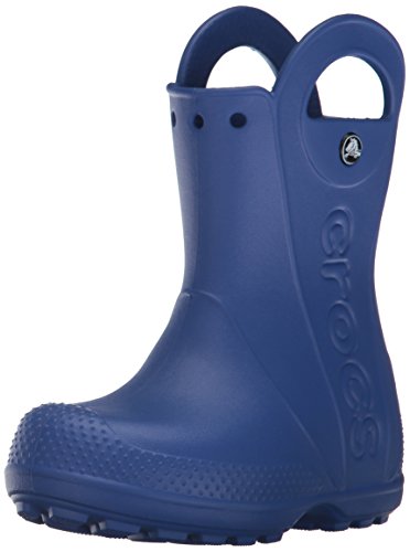 Crocs Handle It Rain Boot K, Botas de Agua Unisex Niños, Azul (Cerulean Blue), 28/29 EU