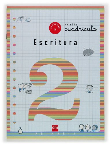 Cuaderno 2 de escritura, Cuadrícula. 1 Primaria - 9788434893627