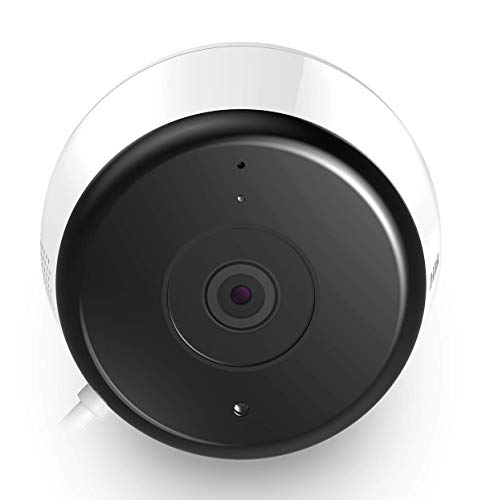 D-Link DCS-8600LH - Cámara WiFi Exterior Full HD 1080p, Visión 135, Micrófono y Altavoz Integrado, Detección Movimiento/Sonido, Alertas al Móvil, Graba en Nube/MicroSD, Compatible Alexa, Google Home