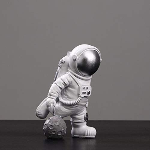 DAYUZH Manualidades De Decoración del Hogar,Astronauta Europeo Estatua Escultura De Personaje Casero Cosmonauta Héroe Decoración De Oficina Miniaturas Modelo Estatua Figuras Artesanías, Estilo 3