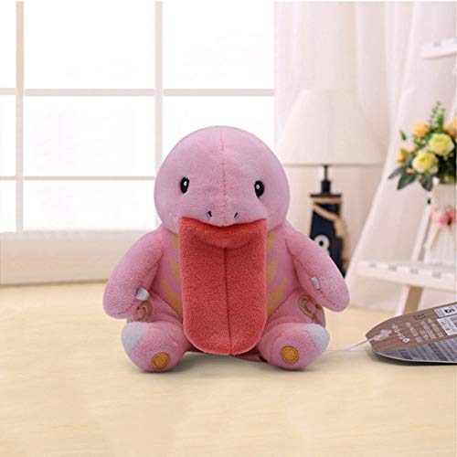 Decanyue 23 Juguetes de Peluche Bonitos de Estilo Lucario Psyduck Gyarados Pangoro Gastly Pinsir Machop muñeco de Peluche para niños 12cm B Lickitung