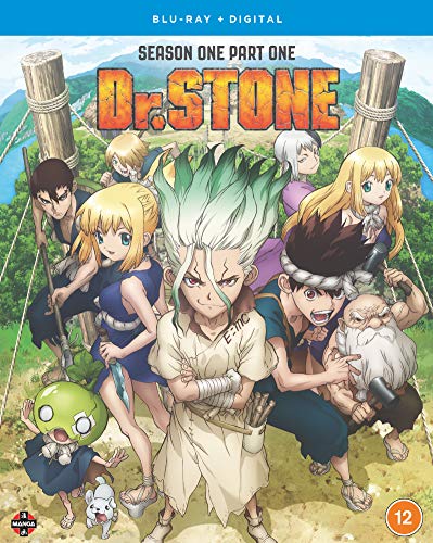 Dr. Stone: Season 1 Part 1 (Episodes 1-12) Blu-ray [Reino Unido] [Blu-ray]