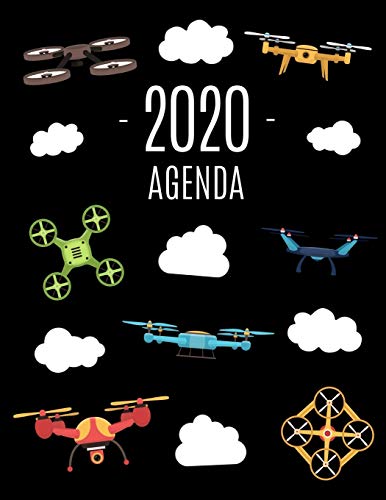 Drone Agenda 2020: Planificador Semanal | Quadcopter | 52 Semanas Enero a Diciembre 2020