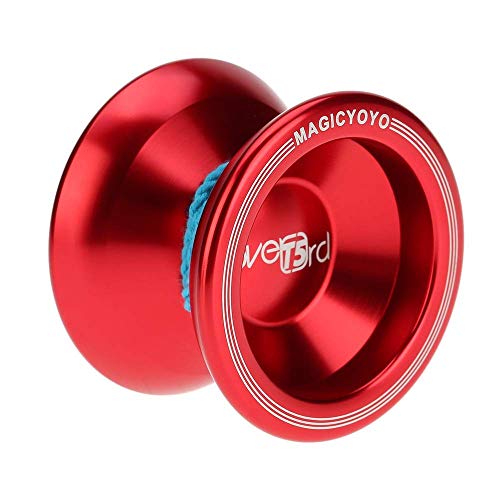 DZX Metal Yoyo 8 Ball KK Rodamiento T5 Aleación de Aluminio Yoyo Ball Toys Diabolo Professional Yoyo Set para niños Adultos (Color: Rojo), aleación de Aluminio Pro Yoyos