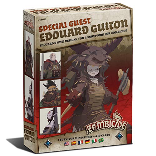 Edge Entertainment- Zombicide Black Plague - Special Guest Box Edouard Guiton, Color (EECMZB19)