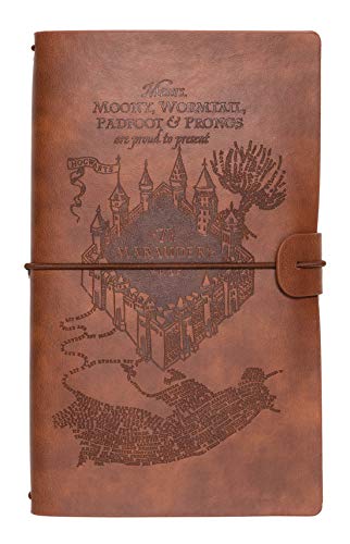 ERIK - Cuaderno de viaje, Cuaderno de notas de cuero Harry Potter, 12x19,6x1,7 cm
