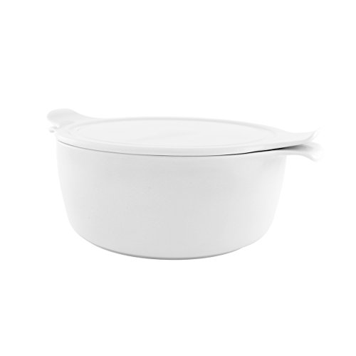 ESCHENBACH Olla Cook & Serve, Tapa, de Porcelana, 2 Unidades, Porcelana, Weiss, 24 x 9.5 x 18.2 cm