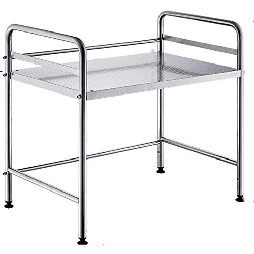 Estante de microondas Soporte de microondas Contador de microondas Microondas Horno Rack Cocina Microondas Encimera Tostadora Estante del horno Contiene 2 niveles,Plata