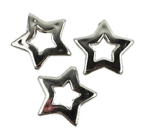 Estrella spaya dispersa Plata 35067 plástico 2,5 x 0,4 cm contenido: 120 unidades)