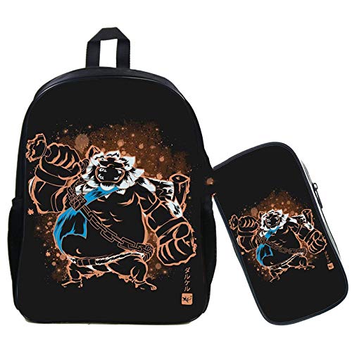 Estuche de 2 unidades/set The Legend of Zelda Fluorescencia Mochila para adolescentes niños niñas bolsas escolares Cool Link Majora's Mask Mochila de viaje