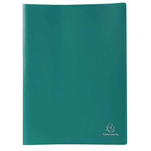 Exacompta 8583E - Carpeta de 80 fundas PVC, A4, color verde